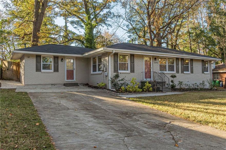 Welcome home to this beautifully updated four-sided brick ranch, perfectly located inside the Perimeter in one of Atlanta’s favorite neighborhoods. This 3-bedroom, 2-bath home has been thoughtfully renovated to blend modern style with everyday comfort.  With a new roof, new HVAC, and fresh paint, all of the hard work has already been done for you.  You will only need to unpack and settle in.

You’ll love the bright, open layout with refinished hardwood floors and lots of natural light. The kitchen is a showstopper — granite counters, gray shaker cabinets, stainless steel appliances, and a sleek vent hood make cooking and entertaining a joy.

The primary suite feels like a private retreat with its marble-tiled shower, granite vanity, and contemporary finishes. Two more bedrooms offer plenty of space for family, guests, or a home office.

Step outside to a fenced backyard that’s perfect for pets, barbecues, or just relaxing with a cup of coffee. Fresh paint, new landscaping, and a roomy driveway make this home truly move-in ready.

All this, just minutes from Midtown, Buckhead, and everything Decatur has to offer — including award-winning schools, local restaurants, and parks. Homes like this don’t last long, so come see it before it’s gone!