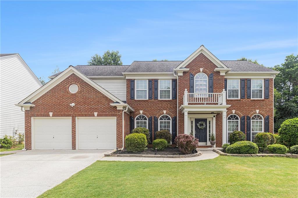 Welcome to this beautiful 4-bedroom, 2.5-bath home in the highly sought-after Woodlands neighborhood! Situated on a private, wooded, fenced lot with a flat, level backyard and spacious patio, this home is perfect for relaxing or entertaining.
Inside, you'll appreciate that there is no carpet anywhere in the home, offering a clean, low-maintenance living environment. The main level features hardwood floors, elegant crown molding, and pre-wired surround sound. Enjoy formal living and dining rooms, a dedicated office/study, and a family room with a semi-vaulted enclave of windows and a cozy fireplace.
The remodeled kitchen is a chef’s dream, boasting granite countertops, a large island with breakfast bar, stainless appliances, a built-in desk/workstation, and a seamless flow into the family room.
Upstairs, the remodeled primary bathroom includes a double vanity, whirlpool tub, and his and her closets, creating a true retreat. Three additional bedrooms share a secondary bath with double vanities, and the upstairs laundry adds everyday convenience.
Enjoy access to resort-style amenities in the Woodlands and a prime location near top schools, shopping, and dining. Spacious, stylish, and move-in ready—this home checks every box!