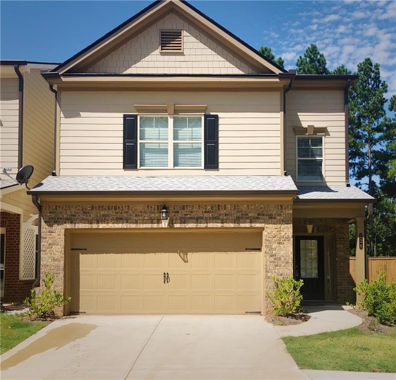 Located in a new community! Street address might not able to find, please use 6600 Hannah Way to get there. Convenient to highways, Great school district! Brand new carpet!!! Bonus third floor with separate family room, big bedroom with bathroom. No basement. Granite counter tops, stained cabinet. Entry foyer, open living room and kitchen with granite counters, breakfast area and island. Master bath has double vanity, walk in closet, soaking tub, bonus room, bedroom and full bath on upper level. Front porch, private back yard and patio, 2 car garage.