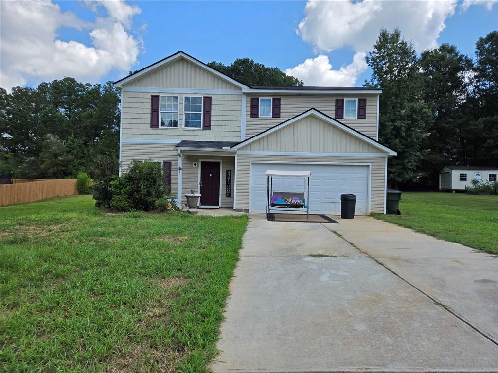 Welcome to well-sought after Tilley Trace Community!!! Bring your vision and make this charming 4-bedroom, 3-bathroom house your dream home! Nestled in a desirable neighborhood, this property offers over 1700 sf living space, featuring a bedroom and full bath on the main level along with the kitchen and dining area, with an additional 3 beds and 2 bathrooms upstairs, along with the laundry room also being upstairs with the bedrooms which makes doing laundry more convenient. There is also a loft area for a second living area, playroom or office space. With great bones and solid structure, it's the perfect canvas for renovations or upgrades to suit your style. Enjoy a large backyard with endless possibilities gardening, play space, or even a future pool. PLUS, NO HOA!!! Don't miss out, book your appointment today!!! Whether you're a homeowner looking to build equity or an investor seeking a great value-add opportunity, this home has the potential to shine. SOLD AS IS.