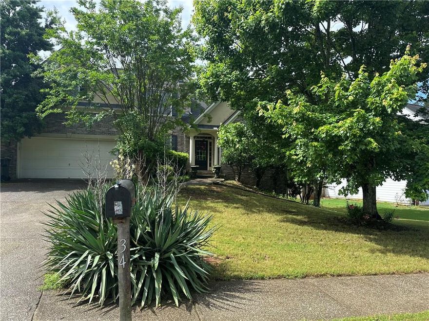 Welcome to this beautiful home situated near a cul-de-sac in the SOUGHT after community of Hunters Glen. This 4 bedroom 2 1/2 bath well maintained home situated on a full size unfinished basement is the perfect home for a growing family. Upon entry you are greeted by beautiful wood flooring, an oversized dining room, and a quaint study. This home offers unique touches of suede and leather paint finishes.The large kitchen overlooks the 2-story family room with a wall of windows overlooking the deck and the private backyard. The owner's suite is situated on the main level with walk in his/hers closets and a spacious owners bath with dual vanities.  The spacious laundry room completes the main level.Upstairs find three bedrooms with walk in closets and a full bath. This home offers ample storage that expands into the eaves of the attic. The home awaits you and your family.