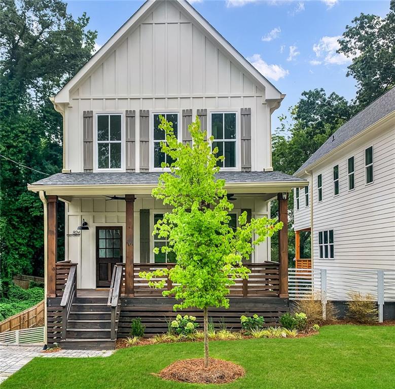 PRICE ADJUSTMENT- FRESHLY RELISTED! Discover the charm and sophistication of this beautiful new construction home perched up high and proud at the end of Gaston Street. With 2,600 square feet of meticulously designed living space, this 4-bedroom, 3.5-bathroom residence offers the perfect blend of style and functionality for today’s homeowner. Step inside to find an open-concept floor plan flooded with natural light, ideal for both everyday living and entertaining. The chef-inspired kitchen is equipped with top-of-the-line stainless steel appliances, quartz countertops, a spacious island, and ample cabinetry—perfect for the culinary enthusiast. Just off the kitchen, the inviting dining and living areas create a seamless flow, with oversized windows that overlook the private backyard. Each bedroom is spacious and thoughtfully appointed, with the primary suite offering a luxurious en-suite bathroom complete with a soaking tub, walk-in shower, and dual vanities for a spa-like experience. The additional bedrooms are equally impressive, with plenty of closet space and beautiful natural light. Outside, the sizable backyard provides a fantastic setting for outdoor gatherings, gardening, or simply enjoying a quiet afternoon in your own private space. Located near parks, shopping, and top-rated schools, this home is more than just a place to live—it's a lifestyle. Don’t miss your chance to own this stunning new home in a sought-after neighborhood!
