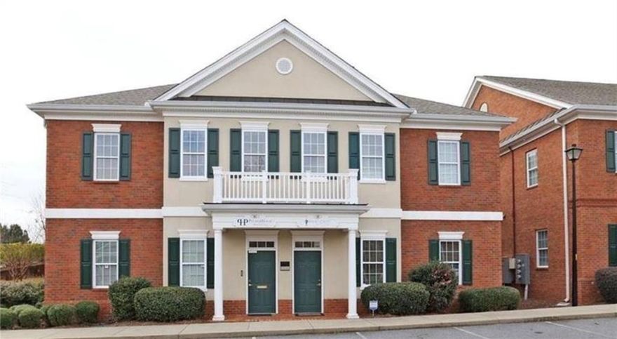 Charming well-designed office with reception area. It’s located on Northpoint Parkway there is a large commercial sign, zoned for retail or office located in Alpharetta just five minutes to Avalon and Northpoint Mall and there is a sign on Northpoint Parkway. There are also three offices, a supply room and ground floor entry perfect for any professional office or professional services.