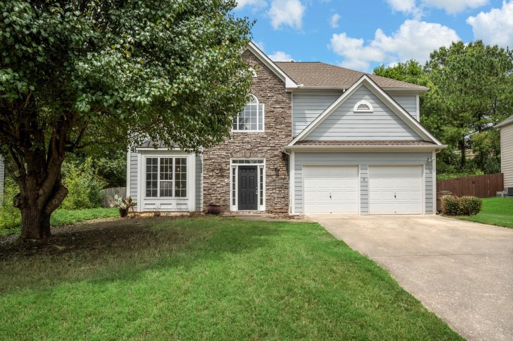 Welcome to this charming 4-bedroom, 2.5-bath home located in the highly desirable Chadbourne neighborhood, known for its family-friendly atmosphere and top-rated Forsyth County schools. Enjoy the benefits of a low HOA with access to resort-style amenities including a pool, tennis courts, and playground. The home features a freshly painted interior throughout, all carpets areas have been cleaned and sanitized, a spacious backyard perfect for entertaining or play, and an ideal location just minutes from GA-400, Halcyon, and the Greenway. With the newly proposed Gathering at South Forsyth development nearby, future shopping, dining, and entertainment will be right at your doorstep. This is the perfect combination of comfort, convenience, and community living don't miss your chance to call it home!