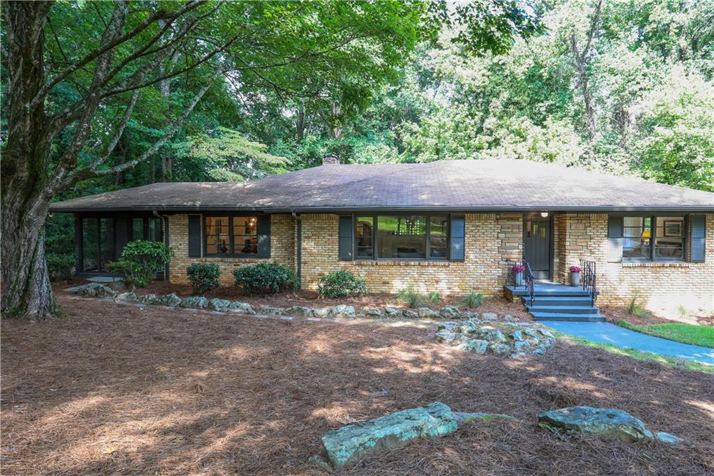 Sophisticated Mid-Century Modern Retreat on Prestigious Falcon Drive Discover timeless elegance and modern luxury in this masterfully designed Mid-Century ranch, nestled on a lush and private one-acre lot along one of Audubon Forest's most distinguished streets. A dramatic expanse of oversized picture windows fills the home with natural light while showcasing serene views of the beautifully landscaped grounds. Inside, refined architectural lines meet upscale finishes throughout. Three masonry fireplaces create warm, inviting spaces-including a fireside retreat in the expansive primary suite, complete with a spa-inspired bath and custom walk-in wardrobe.The gourmet kitchen is a true showstopper, featuring a massive quartz island, premium appliances, a glass-enclosed family room-perfect for entertaining or relaxing year-round with tranquil views of nature.The finished terrace level offers a private apartment bedroom, full bath, laundry, and fireside sitting with bar room-ideal for guests, multigenerational living, or an elegant in-law suite.This extraordinary property is a rare offering in one of the area's most sought-after neighborhoods. Homes on Falcon Drive rarely come to market-don't miss your chance to own this architectural gem