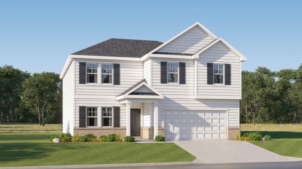 Welcome to Jefferson Hills! Perfectly positioned near charming downtown Jefferson and zoned for highly rated Jefferson City Schools, this vibrant community features abundant greenspace, a playground, and a covered pavilion ideal for outdoor gatherings. The Roswell floorplan with unfinished basement offers a spacious open-concept main level with connected living and dining areas, plus sliding glass doors that open to a private patio. A main-level bedroom and flex space provide versatility for guests or a home office. Upstairs, discover five additional bedrooms and a flexible loft. Photos are for illustrative purposes only. Ask about our LOW RATES through Lennar Mortgage!