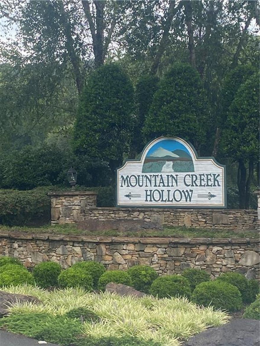 Looking for the Perfect Lot in North Georgia Wine country?
Nestled in the heart of Talking Rock, this 1.40- acre lot offers a rare blend of natural beauty and convenience. With a peaceful stream just next to the property and a beautiful private water feature right on the property, this lot is a true retreat. Enjoy the flexibility of road frontage on both Mountain Creek or Quail Run, making access and future building options a breeze.
Located in Mountain Creek Hollow subdivison and surrounded by rolling hills and just minutes from some of North Georgia's best wineries, this property sets the stage for your dream home, mountain getaway, or investment. Weather you're drawn to the sound of flowing water, the charm of a gated setting, or the easy access to wine country adventures, this lot checks all the boxes.
Don't miss your chance to own this slice of mountain tranquility with all the perks of location, lifestyle and natural beauty.