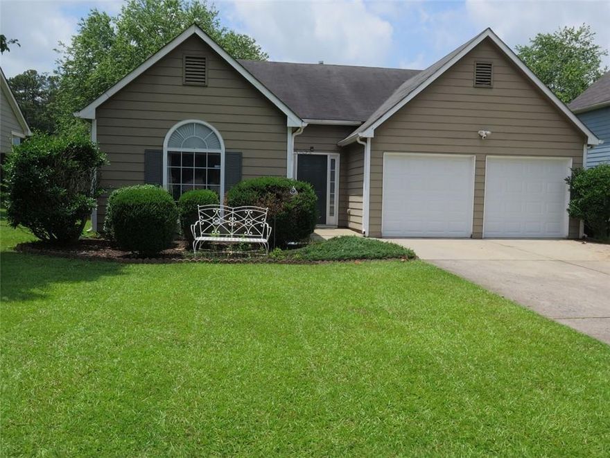 Welcome to this charming ranch-style home in a highly desirable Acworth community!
This well-maintained 3-bedroom, 2-bath property offers a smart, efficient layout that’s perfect for low-maintenance living. Enjoy fresh natural light, vaulted ceilings in the living area, a cozy fireplace, and a private backyard with patio space.

What truly sets this home apart is its premium location — directly across from the neighborhood pool, tennis courts, and playground! You're also just minutes from I-75, Lake Allatoona, Logan Farm Park, and the shops and dining in historic downtown Acworth.

This home is move-in ready and full of potential for your personal touch — don’t miss it!