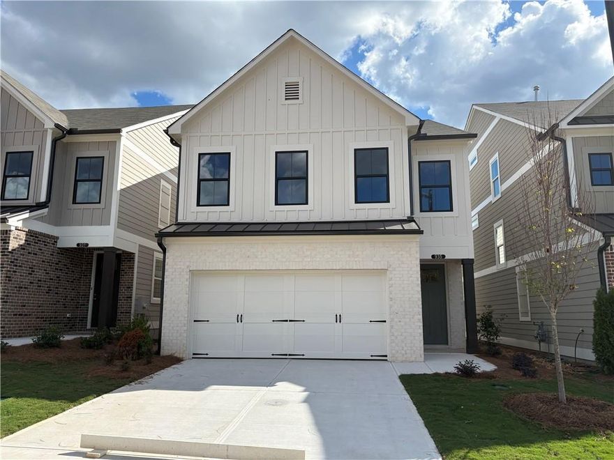 Located in the Historic City of Marietta GA. Just minutes from vibrant downtown, this new construction home offers a range of high-end upgraded features included in the finishes. Thoughtfully designed with large windows that embrace natural light, this home creates a bright, open atmosphere and a more resilient, energy- efficient living space.  Enjoy luxury plank flooring, soaring 9-foot ceilings, and tall 8- foot doors throughout the main level. The gourmet kitchen features upgraded countertops, along with soft close cabinets doors and drawers for a refined finish. As an added convenience, the HOA includes lawn maintenance --Giving you more time to enjoy your beautiful new home and its surroundings.

SPECIAL RATE:  3.99% FHA 5/1 ARM.  Must use preferred lender.  Call for details - on select homes.