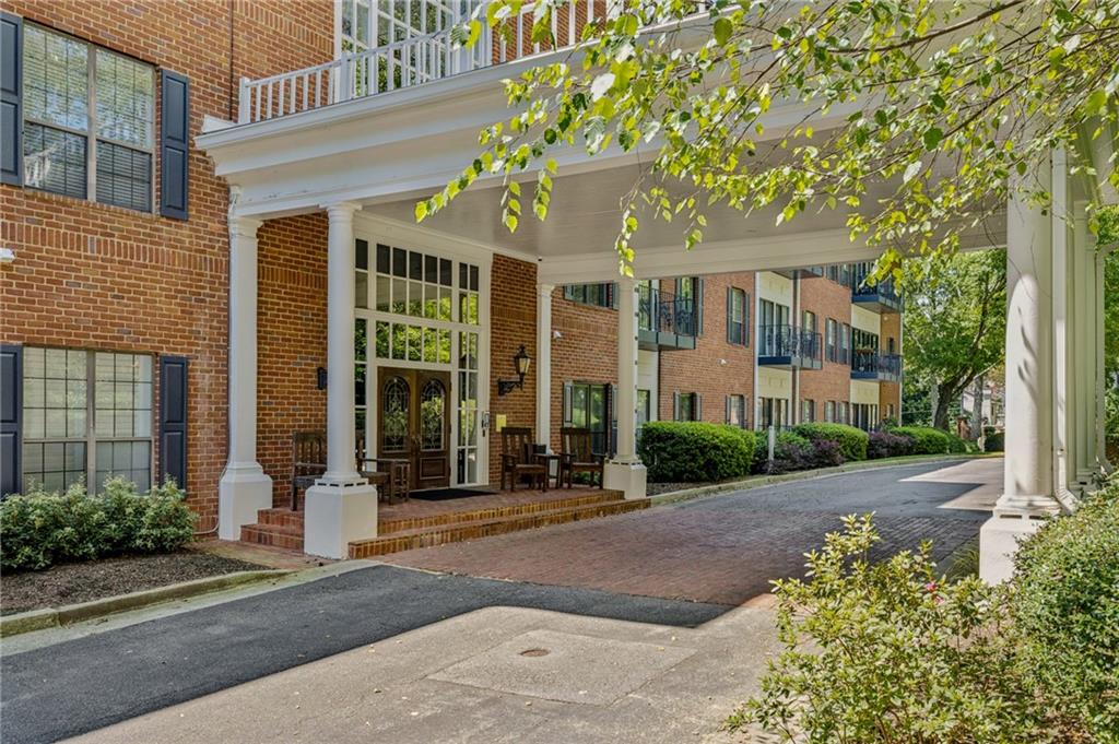 This charming condo is located within the gorgeous, gated community of The Richmond, which is situated in the heart of Buckhead. The stunning first-floor unit offers two bedrooms and two full bathrooms. As you walk in the door, you'll be greeted by hardwood floors that flow seamlessly throughout the main living area. Natural light pours into the living room through expansive sliding glass doors, creating a bright and inviting atmosphere. As you pass through the living room, you’ll notice a gas fireplace. Continue straight ahead to reach the well-lit sunroom that can be used in many ways, such as an office or sitting area. From the sunroom, you can access your own personal balcony that has a beautiful view of the pool.
The kitchen features stainless steel appliances, a breakfast bar, granite countertops, white cabinets, and connects effortlessly to the open-concept dining and living room areas. This home has a roommate floor plan, with two oversized bedrooms. The primary bedroom has his-and-her closets, and an ensuite primary bathroom that features dual vanities and a combined shower and tub. The secondary bedroom also has an ensuite bathroom with a combined shower and tub. It also contains a laundry that is fully equipped with a washer and dryer. Additional features of this unit are two assigned parking spaces and new paint throughout.
The highly sought after Richmond community offers fantastic amenities, including concierge services, a pool, fitness center, business center, clubhouse, and covered parking. It is located within walking distance to fantastic restaurants including Sushi Kiku, Roasters, Toast on Lenox, and Toast Noir Cafe. It is a short drive to some of Atlanta’s best shopping, such as Phipps Plaza and Lenox Mall. It is also just a few minutes away from I-285 and GA-400.