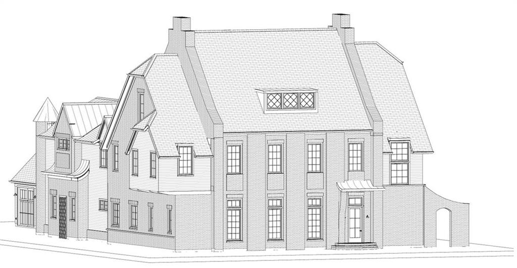 Custom Madewell NEW construction luxury and STEPS away from Downtown Alpharetta. Upon walking into the 2 story foyer, you are greeted with a stunning curved staircase and steel and glass tube elevator that services all 3 floors. Open floor plan throughout with 12 foot ceilings. Extra wide fireplace flanked by intricate windows and built-ins. Bi-fold sliders open out to the pool and outdoor turfed space. Chefs dream kitchen with both a working AND eat in island. Formal dining with massive curved corbels separate that space. Oversized hood and Wolf paneled appliances. A thoughtfully planned out scullery with ample cabinets plus a separate "Costco" pantry. TWO master bedrooms on the first floor both with gorgeous spa like bathrooms. One overlooks the pool through the massive sliders. Oversized laundry and drop area plus half bath. The second floor has a loft with a huge balcony and sliders overlooking the pool. 3 more en-suite bedrooms are on this floor. Ample closets and light filled office overlooking the pool. Massive gym with steam shower and window that lowers for an infinite balcony. Second laundry room. Take the next staircase up to the 3rd floor speakeasy or man-cave with half bath and another deck with sliders. Room is plumbed for a wet bar, an endless opportunity to make it your own entertaining paradise. The outdoor pool boosts floating glass globes, silver travertine and access to the pool house with outdoor kitchen, half bath, fireplace and plenty of room to enjoy games or cocktails. 4 car garage (3 stalls plus one tandem). This massive home is one of the last high end new construction minutes to downtown.