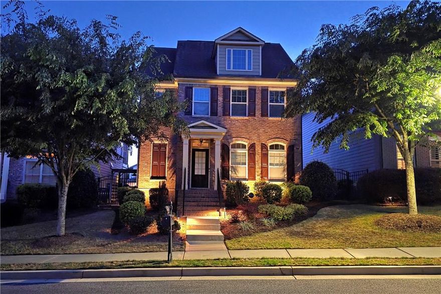 Welcome to this attractive 4BR/3.5BA home in the gated, swim/tennis community of Jamestown. This move-in-ready property features an open floor plan with hardwood floors and 9' ceilings. The kitchen offers a functional layout with ample cabinetry, a center island with bar seating, stainless-steel appliances, gas cooktop, and double ovens. It opens to a breakfast area and fireside family room with built-ins, perfect for everyday living.

A separate formal dining room adds elegance for entertaining. Upstairs, the roomy primary suite includes hardwood floors, a tray ceiling, and a spacious shared walk-in closet. The primary bathroom features a soaking tub, separate shower, and dual vanities. A private door leads to an outdoor deck, perfect for morning coffee. Adjacent to the primary bedroom is a convenient laundry room.

Three additional bedrooms include two that share a Jack-and-Jill bathroom, and a third which has its own en-suite bath and walk-in closet.

Step outside to a private side patio and fenced backyard, ideal for pets or play. HOA fee of $222/month includes lawn maintenance, trash, and common area upkeep. Community amenities feature an Olympic-sized pool, clubhouse, tennis/pickleball courts, and dog-friendly walking areas.

Located just 1 mile from Halcyon’s shopping, dining, and entertainment, with direct access to the Big Creek Greenway via Halcyon Trailhead. Easy access to GA 400 via the new McGinnis Ferry interchange makes commuting a breeze. Don’t miss this opportunity for lifestyle and location!