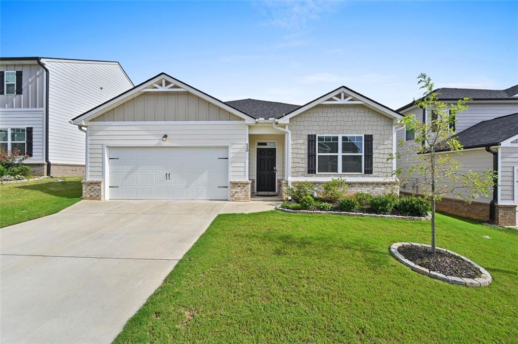 Welcome to this beautifully updated 4-bedroom, 2-bath ranch home offering comfort, style, and functionality all in one. Step inside to discover an inviting open-concept floorplan perfect for everyday living and entertaining. The spacious kitchen is a true highlight, featuring crisp white cabinets, gleaming granite countertops, and stainless steel appliances(inclusing fancy refrigerator!!) that combine classic charm with modern convenience. The primary suite is a private retreat, complete with a full ensuite bathroom and ample closet space. Two additional bedrooms and a second full bath provide flexibility for family, guests, or a home office. Enjoy seamless indoor-outdoor living with a covered back patio that opens to a fully fenced yard—ideal for pets, play. A two-car garage adds extra storage and convenience. Washer and Dryer is ready!! Don’t miss this move-in ready gem with timeless finishes and thoughtful design—your perfect place to call home!