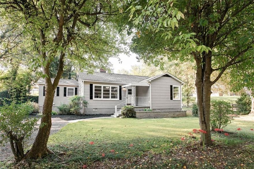 Welcome to this charming 1950's 3 bedroom 1 bathroom home located on a quiet shady street just blocks off Toccoa Town Square.  Just completed renovations which included:

Removed popcorn ceilings 
New interior paint throughout 
New faceplates and vents
New stainless steel appliances 
New ceilings fans in bedrooms 
New exterior lighting 
New landscaping 

Original hardwood floors were preserved in 2 bedrooms and the living room along with other mid century features.  Roof and water lines/water heater only 4 years old.  Rent ready with great rental income potential.