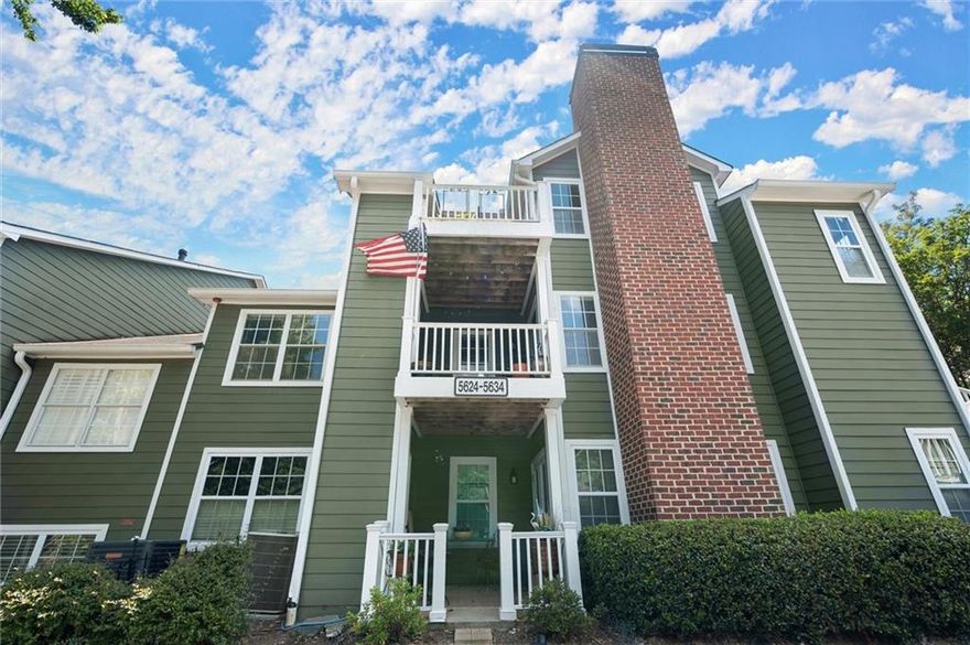 Brand new kitchen appliances, brand new granite countertops, kitchen lighting and upgraded bathroom vanities, sinks and lighting! Nature lovers will appreciate this private retreat—an updated second-floor 2-bedroom, 2-bath condo just a 5-minute walk to scenic trails for walking, jogging, hiking, and biking at the Chattahoochee River National Recreation Area and Sope Creek Trail. Cyclists will love the nearby biking lanes located on Columns Drive and The Shops at East Cobb. The condo is also just 2 minutes from the Johnson Ferry South boat launch for kayaking and river tubing.

Located at the end of a quiet cul-de-sac, this condo offers a peaceful setting with a second-floor exterior entrance, a covered balcony with extra storage, and access to the private community swimming pool. Inside, enjoy the comfort of walk-in closets, a cozy gas fireplace, gas stove, and a newer hot water heater. Both the kitchen and bathrooms have just been updated, blending modern finishes with functionality.

Ample community parking and easy access to I-285 and I-75 make commuting a breeze. You're just minutes from the Atlanta Country Club, Truist Park, The Battery’s concerts, restaurants, and shops, as well as the vibrant dining and arts scene of downtown Sandy Springs—only 10 minutes away.