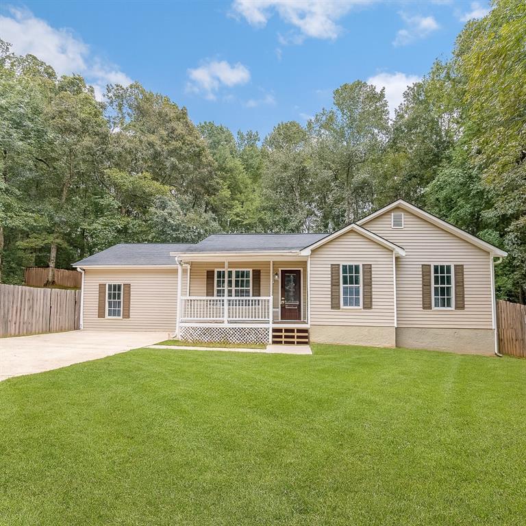 *Lender Paid 1% 1 year interest rate buy down offered with preferred lender* New interior and Exterior Paint; New Electrical; Stainless steel appliances; Xtra Large Bonus or 4th Bedroom; Privacy Fence and Fire-pit
Tucked away on a private wooded lot, this 3-bedroom, 2-bath ranch with a versatile bonus room offers the perfect retreat. Inside, you'll find fresh interior and exterior paint, durable vinyl flooring throughout, and a cozy living and dining area designed for gatherings. The extra-large finished addition provides endless possibilities whether as an entertainment space, home office, or potential 4th bedroom. The spacious primary suite features a private en-suite bath, while two additional bedrooms offer comfort and flexibility for family or guests. Step outside to your own backyard haven with a full privacy fence and fire pit ideal for quiet evenings or lively get-togethers under the stars. With no HOA, this home gives you freedom and convenience, making it the perfect place to make your own.