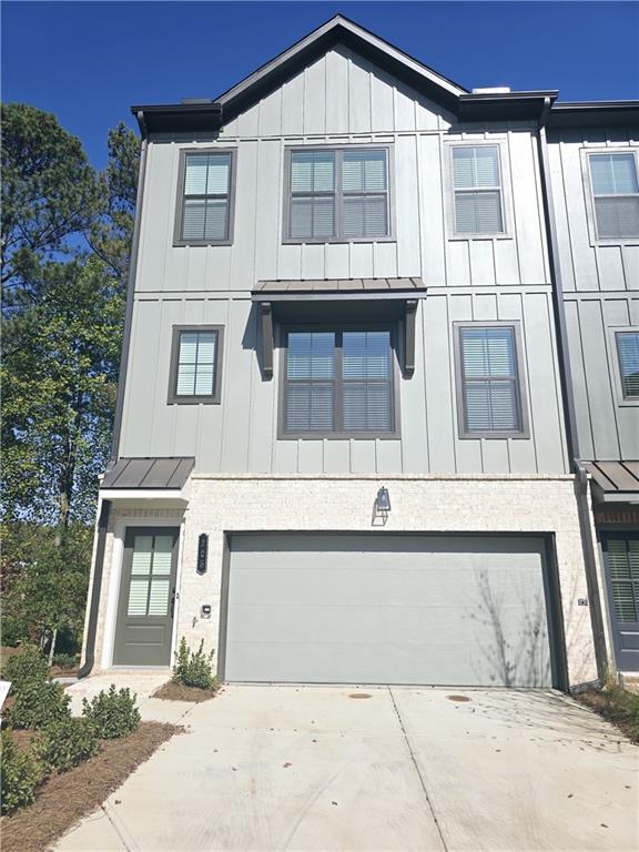 Your perfect blend of easy Luxury Living, sophisticated City Lifestyle and
Tranquil Natures. Welcome to 205 Firefly Circle, a brand-new Townhome nestled
in a brand-new subdivision! Minutes from Avalon, downtown Alpharetta, and the
Alpha Loop Nature Trails!!
Open, Sunny End-Unit boasts 4 bedrooms and 3.5 Baths, 3 floors of beautiful
living spaces where both privacy and family/friends gatherings are perfectly
suited. Enter your front door, walk up the wood tread stairs, a Wide-open
Living and Gourmet kitchen awaits you. Luxury engineered Wood flooring
throughout the whole floor, 10ft ceiling, Top brand appliances, Quartz
countertops, large island for your entertainments, designer pendant lights and
flush mounts, and plenty of sunlight. A perfect place to gather and relax.
Through your gourmet kitchen you can walk out to your covered deck, into the
backdrops of tranquil wooded nature trails. A stunning place to unwind with a
glass of wine after your workdays...
Upstairs, you are invited to a bright and elegant owners suite with pristine
wood flooring, and a spa like owners bathroom, Quartz double vanity,
glistening tiles, modern walk-in shower. Additional 2 bedrooms and a full
bathroom for your family. On your terrace level, another Ensuite Bedroom with
a full bathroom. A great private place for your visitors or your older teen.
Outside, an open foyer that leads to your 2-car garage.
Prestigious Lifestyle, exceptional Dining, vibrant Entertainments, and
top-rated schools awaits... Make this your next HOME!!!