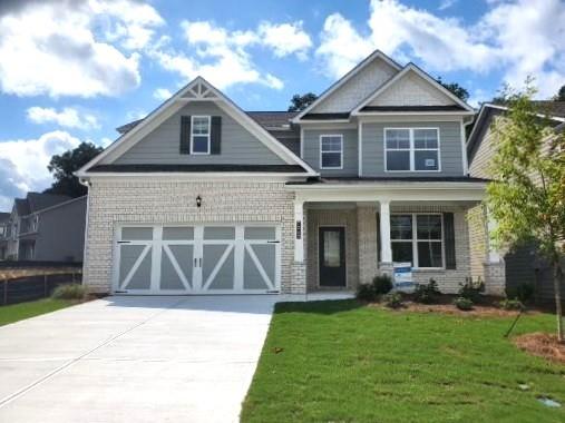 A brand-new home in Clark Farms is seeking its first occupant. Special Offer: Sign a 2-year lease or longer and move in before September 15 to receive an exclusive discount of $500 off your first month's rent! This 4-bedroom, 2.5-bathroom home features 2,428 sq. ft. The floor plan includes an office and a separate Dining Area. Hardwood floor on main. The kitchen features granite countertops and stainless-steel appliances. All four spacious bedrooms on the second level are brightly lit, as is the family room, offering enjoyable views throughout the home. Double vanities in the Master bathroom. A refrigerator will be provided, although it is not shown in the photos. Washer/Dryer negotiable. Step outside to a private, flat backyard with ample space for outdoor enjoyment. Prime Location: Conveniently located near top-rated schools, I-85 and I-985, hospitals, Chateau Elan Winery, the Mall of Georgia, Costco, shopping centers, and restaurants.