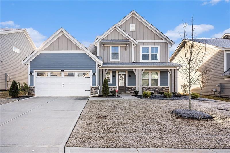 Brand New. Barely Touched. 100% Yours.
Welcome to a lifestyle upgrade in the sought-after Twin Lakes community of Hoschton, GA! Where resort-style
amenities, scenic walking trails, and vibrant energy meet modern, effortless living.
This stunning 2022-built home has never been lived in, offering a rare opportunity to be the first to call it your own.
Skip the wait for new construction. This home is pristine, perfectly designed, and move-in ready right now.
Inside, discover a flexible and functional layout with 4 bedrooms, including a luxurious master suite on the main level.
Enjoy the everyday convenience of a walk-through connection from your spacious owner's closet directly to the
laundry room - a thoughtful design detail you'll appreciate from day one.
A second bedroom on the main level makes the perfect guest suite, nursery, or dedicated home office. Upstairs, two
additional bedrooms and a versatile loft provide even more space for a media room, play area, or dream work-fromhome setup.
The heart of the home is an open-concept kitchen and living space, flooded with natural light and built for connection.
Whether you're hosting friends or cozying up with family, the flow here feels just right.
Step outside and you're minutes from everything: Downtown Hoschton's local charm, Braselton's growing scene, and
the iconic Chateau Elan Winery & Resort.
New. Never Occupied. And Ready for You.
Homes like this - brand new, beautifully built, and available now - are hard to come by. Come see it for yourself before
someone else grabs the keys.