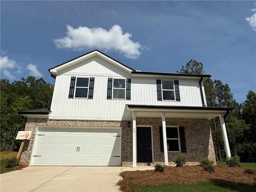 **ONLY 2 NEW HOMES REMAINING*** Don't miss your chance to own the beautiful "Thomas Plan" home in the Courthouse Park Subdivision. This stunning 4-bedroom, 2.5-bathroom home with a 2-car garage situated on a private lot. The kitchen features 36-inch cabinets and granite countertops, while the main level, bathrooms, and laundry room boast durable LVP flooring. Enjoy family gatherings in the separate dining room and the spacious eat-in kitchen. All bedrooms, the hallway, stairs, and closets are carpeted, and the front windows are fitted with 2-inch wood faux blinds. Upstairs, you will find a generous master bedroom and bathroom complete with double sinks and a large master closet. Additionally, there are three more bedrooms and a full bathroom on this level. With too many features to list, the Thomas Plan is ideal for first-time homebuyers or investors looking to expand their portfolios. Incentives are available when using our preferred lender, which can be used for rate buy-downs or closing costs! *The photos provided are not of the actual property; they are stock images representing the Thomas Plan for illustration purposes only.*