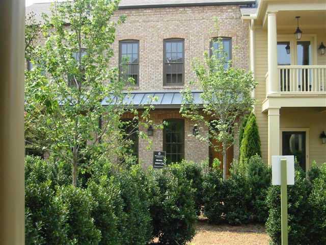 Woodstock Downtown is live/work/play/ neighborhood w/shops & restaurants on site in charming Woodstk.Lot 26 has individual courtyard green space Very open Family Rm/Dining/kitchen w/Large Master up.Hedgewood qual EARTHCRAFT Th with personality!MAINTENANCE FREE LIVING = MORE FUN TIME!!