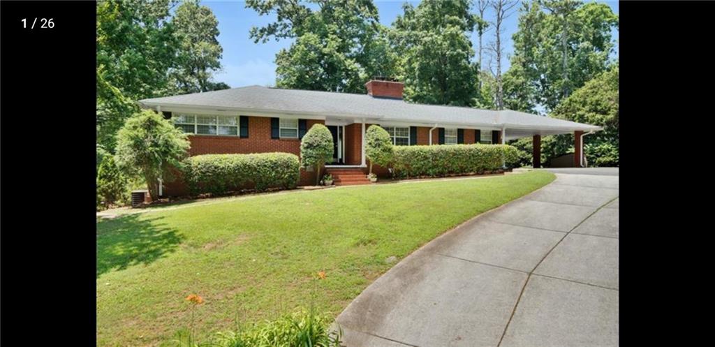 Easy Showing! Available and move in ready Now. Fresh paint throughout the house! Great house in Sandy Springs with a finished basement. Recently Renovated spacious mid-century house sits on a private lot steps away from Abernathy Greenway Park, Downtown Sandy Springs, City Center, shopping, restaurants, entertainments and much more. Minutes from Ga 400 & 285. Great large deck overlooking a wonderful fenced in backyard. Large carport and an amazing driveway that could park up to 7 cars! Newer systems & fresh paints inside! Appointment Only. WON'T LAST LONG!