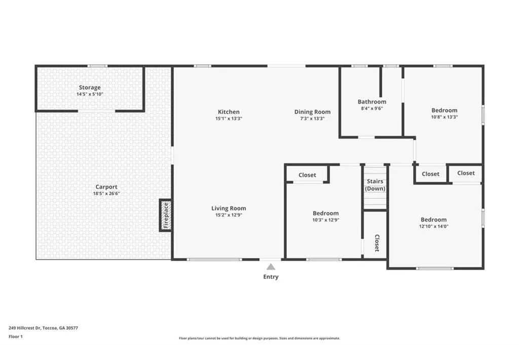 Toccoa, Georgia 30577, United States, 3 Bedrooms Bedrooms, ,2 BathroomsBathrooms,Residential,Active,205391