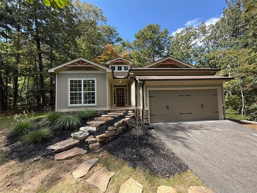 Welcome home to this craftsman ranch in the woods! Have you been looking for a new home on an established cul-de-sac lot? Look no
 further! This essentially brand-new home features 3 bedrooms, 2 full bathrooms and nearly 1,800sf of living space. As you enter through
 the welcoming front porch you can’t help but notice the amazing attention to detail. From the front door, you are greeted into the grand
 open concept living space with vaulted ceilings! The large kitchen island is the focal point, with beautiful new white cabinets and a white
 quartz countertops. This kitchen is a showstopper and will be a great space for entertaining! The ground level living space is perfect, and
 very spacious. Each room has custom built-in closet shelving. The large, shaded back deck is the perfect spot to wind down and relax as
 you watch the deer meander through the woods. This home has been completely renovated by the same builder that does most of the new
 construction in Lake Arrowhead, so the build quality and reputation is something you can trust. Come check it out!