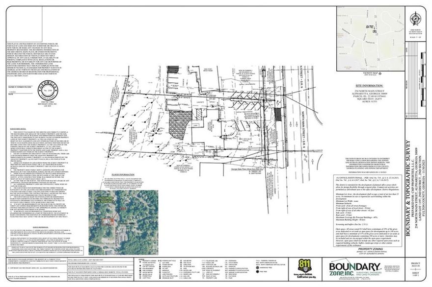 LOCATION, LOCATION, LOCATION!!! Prime Downtown Alpharetta Redevelopment Opportunity.

Unlock the potential of a remarkable commercial property located at 254 North Main Street, just blocks north of Downtown Alpharetta. Situated on 0.568 acres, this property is within the heart of the city’s Downtown Master Plan, and is designated as "mixed use - live work," offering unmatched opportunity for visionary developers and investors.

This prime location is ideal for high-density residential projects, including condominiums, townhomes, or single-family homes. Whether you are looking to capitalize on the growing demand for upscale housing in this vibrant area or seeking to be part of Alpharetta's ongoing transformation, this property is a perfect canvas for your next development project.

To maximize the development potential, this property is ideally sold in conjunction with the neighboring property at 264 North Main St., offering a combined total of 1.1 acres and enhanced opportunities for larger-scale residential development.

Located in one of the most sought-after regions in North Fulton, this property boasts proximity to top-rated schools, parks, shopping, dining, and all the amenities that make Alpharetta a premier destination. With easy access to major highways and just minutes from downtown Alpharetta, this location is poised for exceptional growth.

Don’t miss your chance to be part of Alpharetta’s bright future. Contact us today to learn more about this incredible redevelopment opportunity!