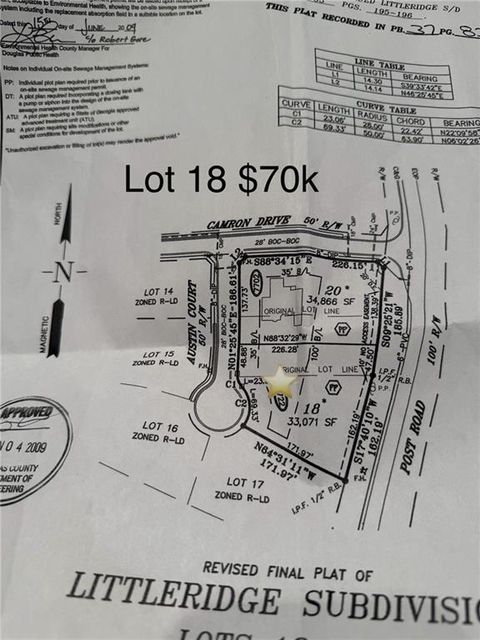 Vacant Land For Sale - 7722 Austin Court<br/> Winston, GA 30187