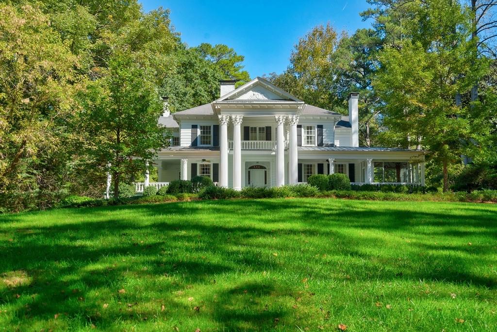 An Atlanta landmark, Halcyon Oaks perfectly embodies the rich social & architectural character of its exclusive Buckhead surroundings. Listed on the National Register of Historic Places, these beautiful original details all contribute to the singular air of refinement woven thru-out the residence. A meticulous Keith Summerour remodel infused the home w/modern updates including an open layout & enlarged kitchen. Framed by a canopy of mature trees, the spectacular 4 +/- acre grounds feature a saltwater pool, covered patio w/fireplace two-bedroom/1 bath guest house.