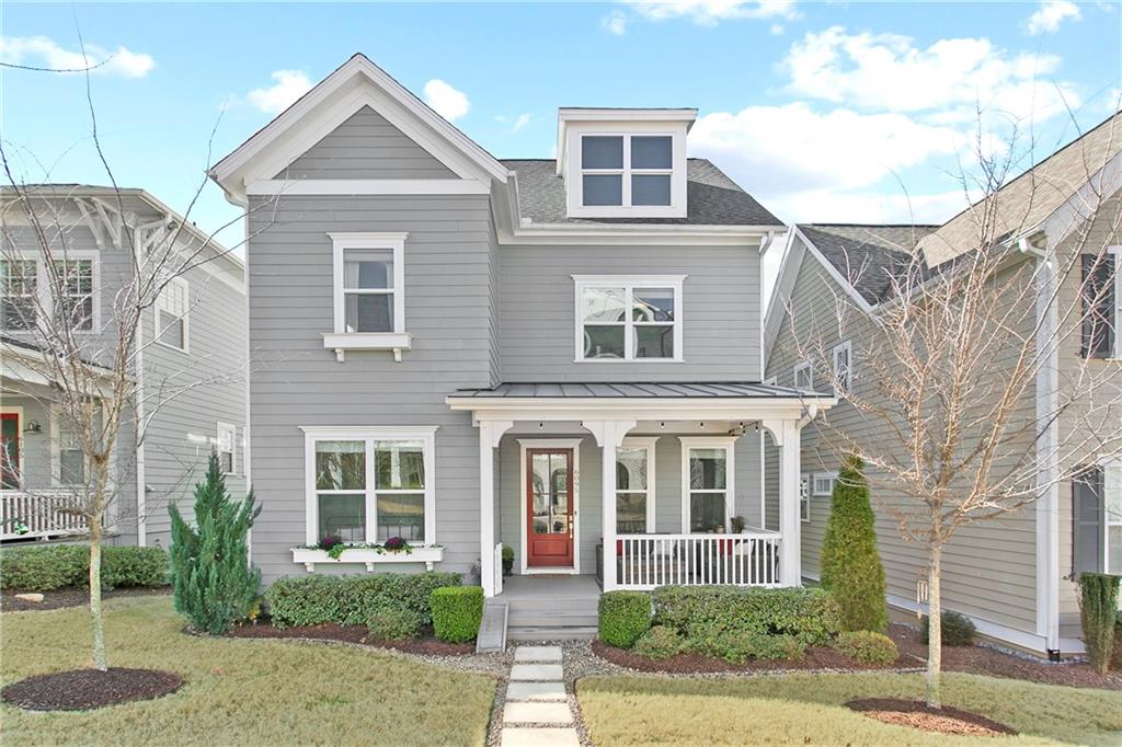 WELCOME HOME to this well-crafted, move-in ready 4 bd, 3.5 bath, 3-car garage custom home located in the sought-after East Roswell community of Alstead! This southern-style charmer features a welcoming front porch, open floor plan, stunning hardwoods throughout, loads of natural daylight, and more! The main living level includes a guest bedroom and full bath, formal dining room, open fireside family room, convenient read balcony for grilling or just relaxing, and a fabulous kitchen complete with quartz countertops, large island, stainless appliances, adjacent breakfast area, and convenient coffee bar! Upstairs, you’ll find two sizable guest bedrooms, guest bathroom, and the oversized primary bedroom with a spacious ensuite bath featuring dual vanities, soaking tub, walk-in shower, and large walk-in closet! The finished terrace level includes a media room, flex space, and bonus room— perfect for a home office! This fantastic close-knit community includes a beautiful pool, covered pavilion, amphitheater for entertaining, pocket parks, walking trail and lots of social events! Perfect location offers easy access to GA400, walking distance to restaurants, schools, East Roswell park and library! Hurry! This one won’t last!