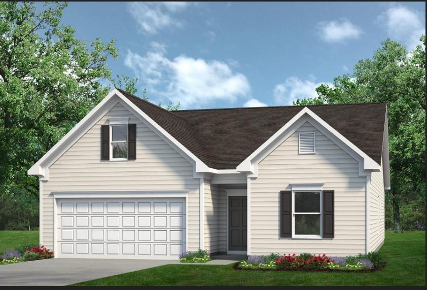 Move in ready September! The Bradley Plan in our Smith Douglas Homes Sycamore Crest community. This top selling Ranch style-plan, offers alot of living space including an open living area with access to a desirable covered patio ideal for seamless indoor outdoor entertaining. The home features a private Owner's suite with a tray ceiling that is separated from the two secondary bedrooms. The walk-in closet has access to the laundry room. Upgraded Vinyl Plank floors throughout the main living area. The kitchen always the hub of the home, has a large island, beautiful granite counters, upgraded stone gray cabinetry, and a pantry all open to the adjacent family room. The 9ft ceiling height adds to the spaciousness of the home! Photos are representative of plan not of actual home being built. Seller incentive with use of preferred lender.