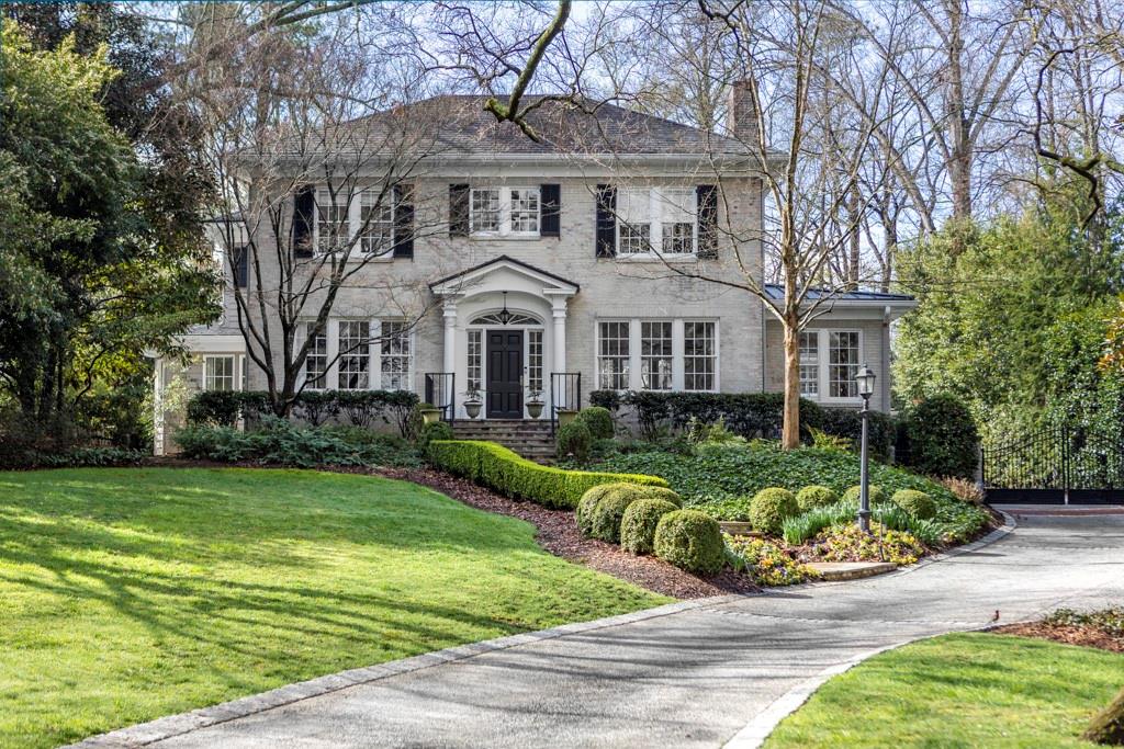 Exquisite Renovation in Historic Brookhaven on everyone's favorite street. This house is the perfect combination of historic charm with a modern, open, functional floorplan for today's lifestyle. Steel doors and windows along back and side . Gorgeous marble kitchen open to family room ; keeping room and breakfast area with a large island; SubZero refrigerator and freezer; Wolf range and double ovens; Miele Dishwasher; Walk in Pantry; and Butler's Pantry with antiqued mirror backsplash; Dishwasher; Ice Maker & Wine Refrigerator. Large Light filled Dining Room; Living Room and Sunroom. Side entry with Steel Door to Mudroom with Built in Cabinetry; Guest Room and Full Bath and Half Bath complete the Main Floor. Upstairs Primary Bedroom Overlooks Private Backyard. Spa Bath and His and Her Closets. Laundry Room; Secondary Bedroom with Den (den can be converted back to a bedroom which would make 3 secondary bedrooms up); Additional large Bedroom with walk in closet and bath. Hardwood Floors throughout the first 2 levels. Finished Basement Space with Wine Closet and tasting room or media space. Plenty of Unfinished Storage Space. Backyard is perfection with a Covered Blue Stone Patio with Wood Burning Fireplace and Built in Grilling Station; Pool and Spa and lush grassy areas complete this oasis! Guest House with Den, Bedroom and Full Bath. All this and a garage that fits 4 cars! Granite lined driveway with gate. High Quality; Gorgeous Design; and Wonderful Floor Plan.