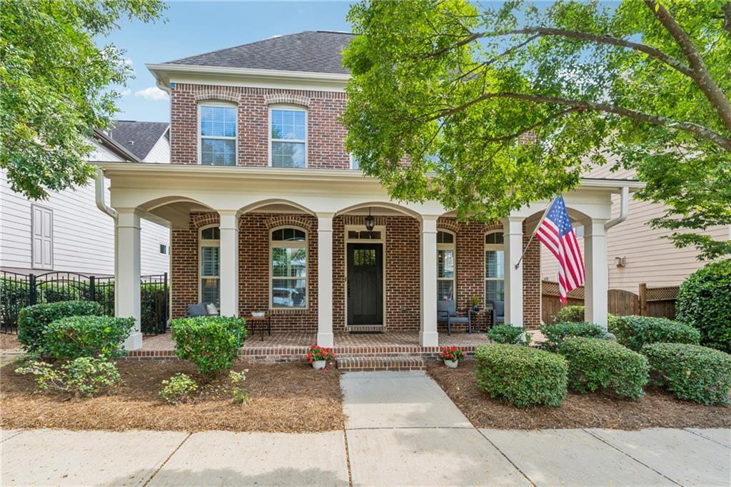 Welcome to this charming home in Crabapple Crossroads, located in the heart of downtown Crabapple. Next to award-winning Milton schools and the shops and dining at Crabapple Market, this home offers both charm and unmatched convenience.
The inviting front porch is perfect for rocking chairs and enjoying the neighborhood atmosphere. Inside, the primary suite on the main level provides easy everyday living, while the open-concept design creates seamless flow between the family room, dining area, and kitchen. Hardwood floors throughout the main level add warmth and character, while brand-new carpet upstairs brings fresh comfort.
The upper level features three spacious secondary bedrooms and two full bathrooms, giving plenty of room for family and guests. With plantation shutters throughout the main level, the home adds timeless style and privacy.
Neighborhood amenities include a swimming pool, playground, and HOA-provided lawn maintenance, making life here both easy and enjoyable.
This home blends location, comfort, and community living—all in the vibrant setting of downtown Crabapple.