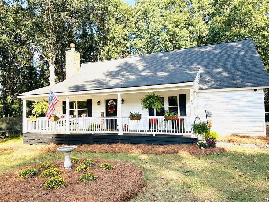 Welcome to your country getaway! 
This beautiful GATED farmhouse sits on almost 10 acres (9.98) of peaceful, quiet land, perfect for anyone looking for space, privacy, and room to roam. The home features a large front porch with a classic swing, the ideal spot for morning coffee or watching the sunset.
Inside, you’ll find 4 bedrooms and 3 full baths. The main level offers three bedrooms and two bathrooms, including a spacious primary suite with an updated bathroom, large custom closet, and expansive windows overlooking the forest. Upstairs, you’ll find a private guest bedroom and full bath, perfect for visitors or a quiet retreat. The eat in kitchen features "smart" appliances and opens to the Family room, so you're always included in the festivities.
Home also features a very large separate 1200 Sq Ft Shop/Garage with ample storage and workspace. Perfect space to house and work on ALL the toys. Additionally, a Lean-to shed, great for housing chickens, equipment, or hobby projects.  There is a natural spring/creek that runs along the back of the property. This place truly has it all.

With plenty of acreage, this property provides endless opportunities—whether you dream of gardening, raising animals, or simply enjoying the serenity of nature. There is a well on property, but Sellers do not know the current status of it.

Be advised: Cameras on property. There are also dogs on the premises, but they are secured by a tether.  PLEASE do not approach them. Thank you!