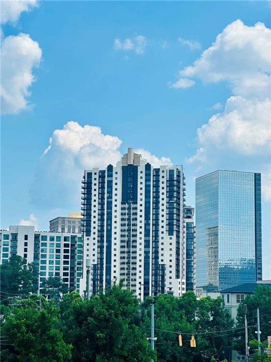 PRIME BUCKHEAD LOCATION HIGH RISE ON 23RD FLOOR. Completely renovated with two balconies,new hardwood floors,fresh paint,floor-to-ceiling windows in primary suite,updated kitchen with granite counters,white cabinets,hands-free on/off faucet,hot water dispenser,BRAND NEW HVAC system,& new dark out shades for both bedrooms. Primary suite with private renovated bath & walk in closet.Secondary bath updated with steam for shower & new glass doors for tub/shower.Secondary bedroom with walk in closet and built in storage.New washer/dryer to remain with property.Storage unit included & much more. Amenities include 24/7 Concierge,pool,two gyms,conference room,recently renovated lobby with private gathering room complete with piano, sofas & chairs, & library,covered drive-under at front of bldg. for deliveries/pickup or drop off residents & guests,electric car charging stations,guest parking,entire renovation of club room w/TV's,game tables,pool table,kitchen. Media room for watching sports,movies,etc. Brand new sauna, exterior jacuzzi overlooking pool.Patio deck for outside grilling and entertaining. Minutes to Phipps Plaza,Lenox Square,GA400,Marta,Nearby Dog Park,Publix,Fine Dining restaurants,& much more...Rare opportunity to live in one of Buckhead's most sought after high rises.
