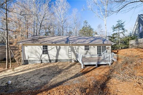 A home in Dawsonville