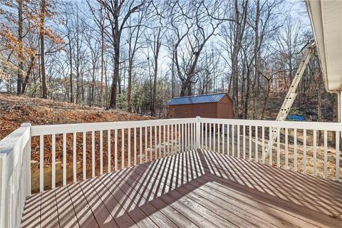 A home in Dawsonville