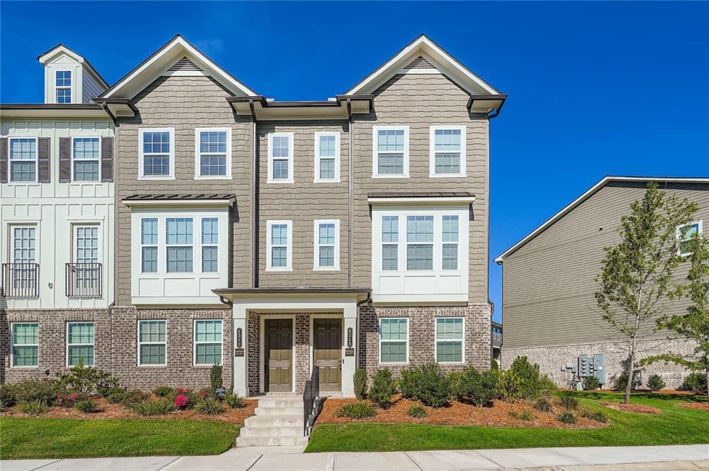 Welcome to this beautifully designed 3-bedroom, 3.5-bathroom townhome offering the perfect blend of comfort, style, and functionality. This open-concept home features a spacious kitchen with white cabinets, gleaming quartz countertops, a large island, and stainless steel appliances — all with a clear view into the inviting family room, ideal for entertaining or everyday living.
Hardwood floors run throughout the main level, where oversized windows flood the space with natural light. Each bedroom includes its own private bathroom, providing ultimate convenience and privacy for all residents or guests.
Retreat to the expansive master suite, complete with a luxurious en-suite bath featuring a double vanity and a sleek walk-in shower.
With thoughtful design across all three levels, this home checks all the boxes for comfort, space, and style.