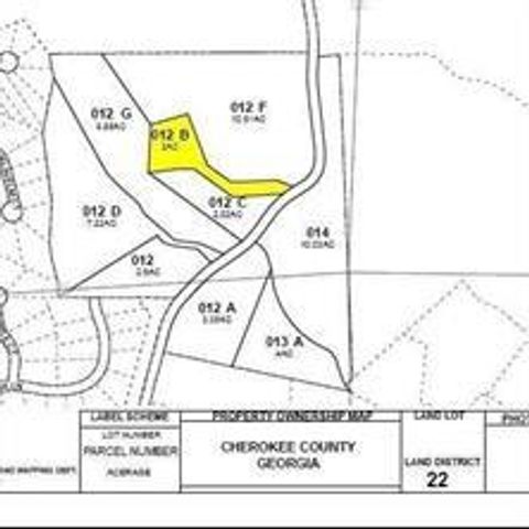 Vacant Land For Sale - 3455 Little Refuge Road<br/> Waleska, GA 30183