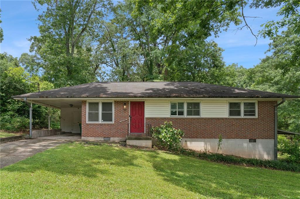 Charming Updated Brick Ranch with Expansion Potential in Forest Park!
Welcome to this beautifully updated 3-bedroom, 1-bath brick ranch-style home, nestled in a quiet, established neighborhood in the heart of Forest Park, GA. Offering 975 square feet of comfortable living space on a generous 0.491-acre lot, this property presents excellent potential for future expansion—whether you're looking to increase your living space or invest in a growing area.
Inside, you’ll find a modernized kitchen and bathroom, tastefully updated to combine style and functionality. The efficient layout maximizes every square foot while maintaining a warm, inviting atmosphere.
Enjoy the peace and privacy of a tranquil community, all while being just minutes from shopping, dining, and major highways—ideal for convenience without sacrificing serenity.
Priced to sell at just $190,000, this is your chance to own a charming home with room to grow in one of the metro Atlanta area’s most promising neighborhoods.
Don’t miss out—schedule your showing today!