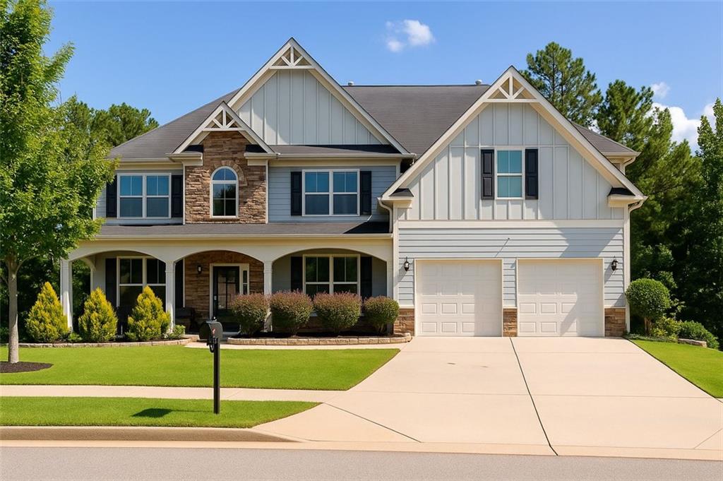 Hurry! This will not last long!
Welcome to your dream home! Luxury Living with Room to Spare – 6BR/5BA with Finished Basement, Kitchen, Theater, Gym & More!
Step inside to gleaming hardwood floors, soaring 2-story ceilings, and a dramatic catwalk that sets the tone for elegance. The gourmet chef’s kitchen is a true centerpiece, featuring stainless steel appliances, a custom range hood, custom cabinets, granite countertops, oversized island, walk-in pantry, and ample prep space—perfect for cooking and entertaining.
The main level also includes a spacious family room with a cozy fireplace and built-in bookcases, a formal dining room, multipurpose room, mudroom, laundry room, and a guest bedroom with full bath.
Upstairs, retreat to a massive owner’s suite with a luxurious en-suite bath and generous closet space. Three additional large secondary bedrooms and two full baths offer plenty of room for family or guests.
Downstairs, the fully finished basement is a showstopper with a home theater with barn doors, gym, bedroom, full bath, living room, and mini kitchen—ideal for in-laws, guests, or rental potential.
Enjoy the outdoors with a sitting porch, deck, and well-maintained landscaping, plus a convenient 2-car garage for extra storage.
Don’t miss this rare opportunity to own a spacious, high-end home with all the extras you’ve been dreaming of.
Schedule your private tour today! Sellers are motivated