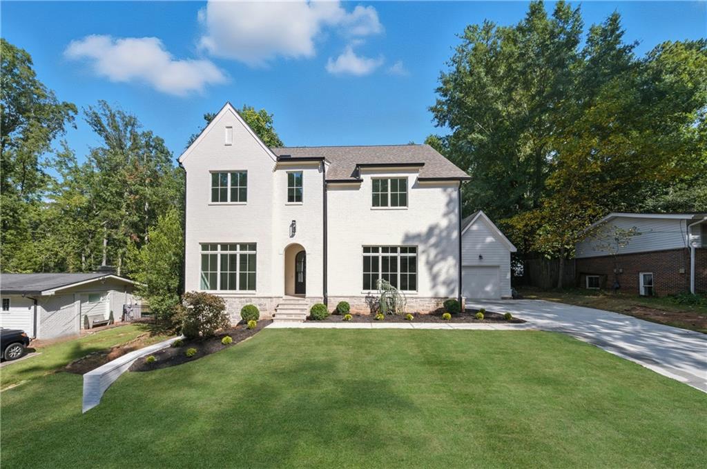 Stunning New Construction by South Crest Homes in the highly desirable Sexton Woods Neighborhood! This 5-bedroom, 4.5-bath luxury residence offers over 3,800 sq ft of living space plus a full unfinished basement, providing endless possibilities! The bright, open floor plan features a designer kitchen with floor-to-ceiling cabinetry, oversized quartz island, and butler’s pantry, seamlessly flowing into the inviting living room with fireplace and sliding doors to the covered back deck. The main level includes hardwood floors, mudroom, marble-accented powder room, a spacious 3-car garage, office and guest room with full bath. Step outside to a covered back deck with fireplace overlooking a flat, walkout backyard—ideal for entertaining year-round.
Upstairs, the primary suite is a private retreat with a spa-inspired bath boasting a huge walk-in shower, separate soaking tub, and custom walk-in closet. Secondary bedrooms are generously sized, with walk-in closets and custom finishes in every full bath. The second floor also includes a loft/playroom.
Walking distance to parks, schools, shopping and restaurants!!
Don’t miss out on this incredible opportunity! The estimated completion of this home is end of October! Interior photos to come once the interior is complete!