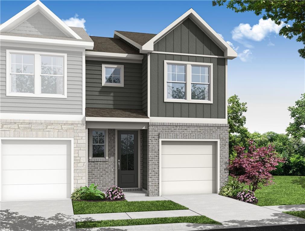 Discover modern living at its finest with The Durant C in the sought-after Stegall Village. This 3-bedroom, 2.5-bath home, boasting 1,537 sqft, is designed for those who cherish style and functionality. Step inside to a grand foyer leading to an oversized kitchen complete with quartz countertops, 42" cabinets, and Frigidaire stainless steel appliances. The open layout seamlessly connects to a cozy living room with a linear electric fireplace and a breakfast area, perfect for gatherings.
Upstairs, the private primary suite offers a serene retreat with a tray ceiling and a sitting area. Enjoy leisurely weekends on the back patio, or take advantage of the community pool, clubhouse, and scenic views. With a 1-car garage and additional 2-car parking pad, space is never a concern. This home is slated for completion in Oct/Nov 2025, offering you a new beginning in a vibrant neighborhood. Schedule your visit today to experience The Durant C's inviting charm and thoughtful design.
• Mountain views with quick access to I-75 compared to the competition.
• Better floorplans, with our 2-story product the layouts do feel larger than the competition.
• One of few communities that offer quartz and slide in ranges as an included feature.
• Clubhouse & Swim community with one of the lowest HOA fees for TH in the area.
Discover a superior location that offers effortless access to I-75, as well as the vibrant downtown Emerson / Cartersville area —setting us apart from the competition. Our thoughtfully designed two-story floor plans provide a sense of spaciousness that truly outshines other offerings in the area. Additionally, we are one of the few communities to feature one car garages with additional parking pad for ease of entry and exit, our luxury kitchen with stainless steel Frigidaire appliances, quartz countertops and large island are perfect for culinary enthusiasts. We are an all-electric living community with stunning views of hilltops and valleys you can enjoy luxurious living without compromise.
This home is to be built and photos are for illustration purposes only. Call today for exciting new deals!