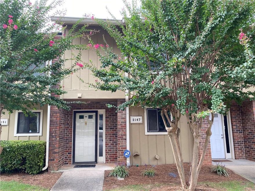 This home has it all! A stunning, fully upgraded unit with exceptional finishes throughout. The kitchen features New stainless steel appliances, Quartz countertops, and a beautifully tiled backsplash. The home is carpet-free, with new luxury LVP flooring throughout. The bathrooms have been completely renovated with New vanities, Quartz countertops, showers, toilets, mirrors, and fixtures. The unit also features fresh neutral paint and filled with natural light. Modern LED lighting, updated hardware, all-new interior doors, and a recently installed HVAC system complete the home.
On the main level, you'll find a spacious living room with a cozy fireplace and a custom-built shelf, perfect for displaying collections or photos. The sunroom with new tile flooring, is located just off the living room and leads to a large storage closet, ideal for bicycles or outdoor gear. The sunroom also provides access to a private, fenced-in backyard patio.
Upstairs, the home features two bedrooms, ideal for a roommate plan, each with its own ensuite bath and closet. The master suite boasts a fully screened-in room with new glass, new flooring, along with a luxurious master bath that includes an oversized shower. Laundry is conveniently located in the hallway between the bedrooms.
The unit comes with two assigned parking. The community offers amenities such as a swimming pool, clubhouse, tennis courts. HOA fees cover water, trash, exterior siding, roof, common area landscaping, clubhouse, pool, and tennis courts. Located near I-75, Truist Park, The Battery, shopping, restaurants, parks, and entertainment—and with no leasing restrictions—this home truly has it all.