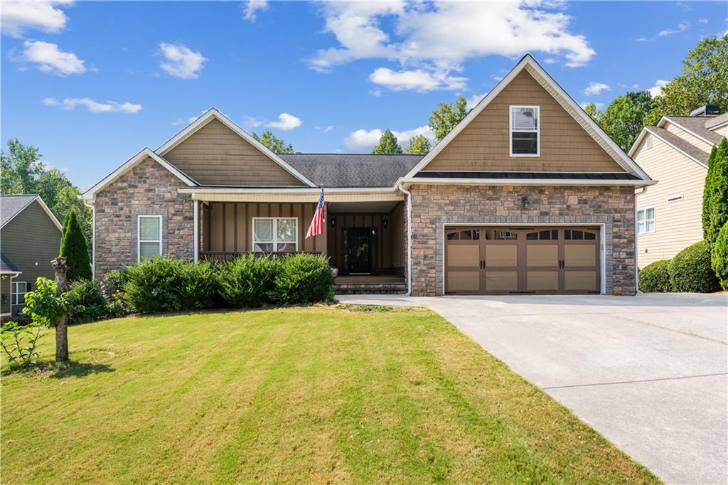 Located in Thomas Place, a highly desirable and quiet neighborhood served by the Great East Paulding Schools, this 4-bedroom, 2.5-bathroom home offers both space and convenience. The location places you close to everyday essentials such as grocery stores, shopping, restaurants, banks, game house, a nearby soccer complex, along with WellStar Hospital. Inside, the home spans 2685 square feet, featuring an open-concept floor plan, hardwood flooring throughout the main areas, and carpeted bedrooms. The kitchen shines with granite countertops and an island, opening to a welcoming living room complete with a fireplace.
The master suite stands out with its incredible size, offering three walk-in closets , seating room and a beautifully updated bathroom with a double vanity, soaking tub, and separate shower. Upstairs bedrooms are bright and spacious, while the daylight basement is ready for you to finish at your choice—whether that’s a theater, gym, or guest quarters. Outdoor living is just as impressive, with a two-story deck that provides a large upper level for entertaining and a lower level that leads into the expansive fenced backyard. Here, you’ll find a sparkling pool and a built-in firepit, creating the perfect setting for gatherings or quiet evenings. With no HOA, modern updates, a prime location, and outdoor spaces built for enjoyment, this home is one you won’t want to miss.