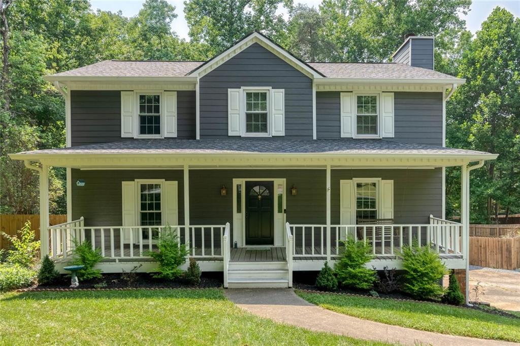 SUPER CUTE updated 3 BD, 2BA home on private and quiet cul-de-sac. New fiber cement siding. New energy efficient windows. New exterior paint. New Gutters. New fence. Large fully fenced, private, and wooded backyard. Great location as it is close to everything: shopping, dining, entertainment, parks, trails, and so much more. This home will go fast. Do not wait. Small allowance for deck and screens cosmetic repairs with acceptable contract.