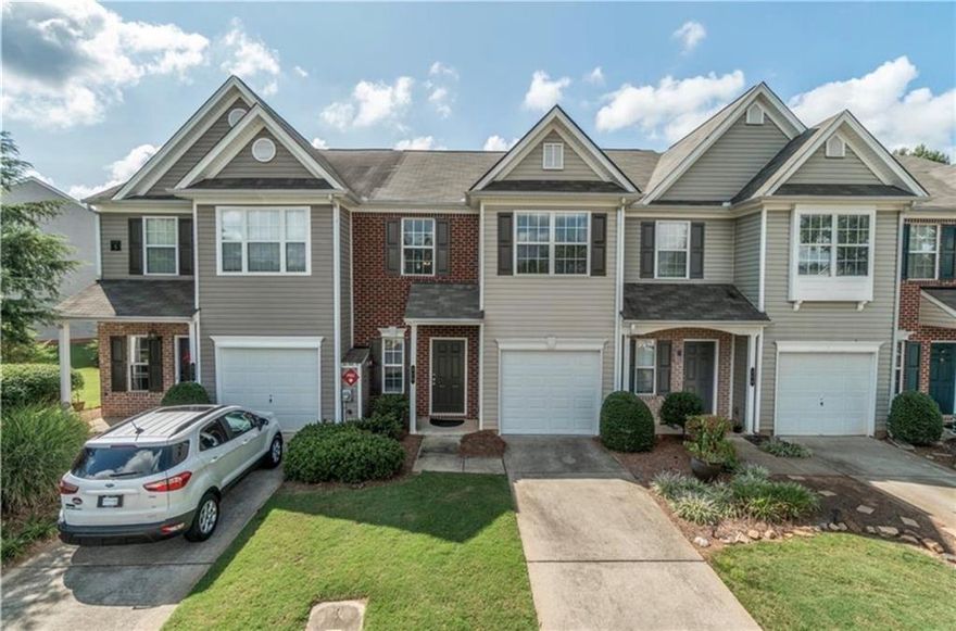 Great townhouse and a fabulous location near EVERYTHING. Just off exit 14 on 400, close to Northside, Marketplace shopping and restaurants! Great open concept living plan with cozy fireplace and easy entertaining. Recently updated kitchen. Primary offers a lovely en suite bathroom with soaking tub and separate shower. The laundry room is upstairs for convenience. Great patio area out back for relaxing. This unit is one to see and can not be beat!Gated community with swimming pool, tennis courts, basketball court, dog park.