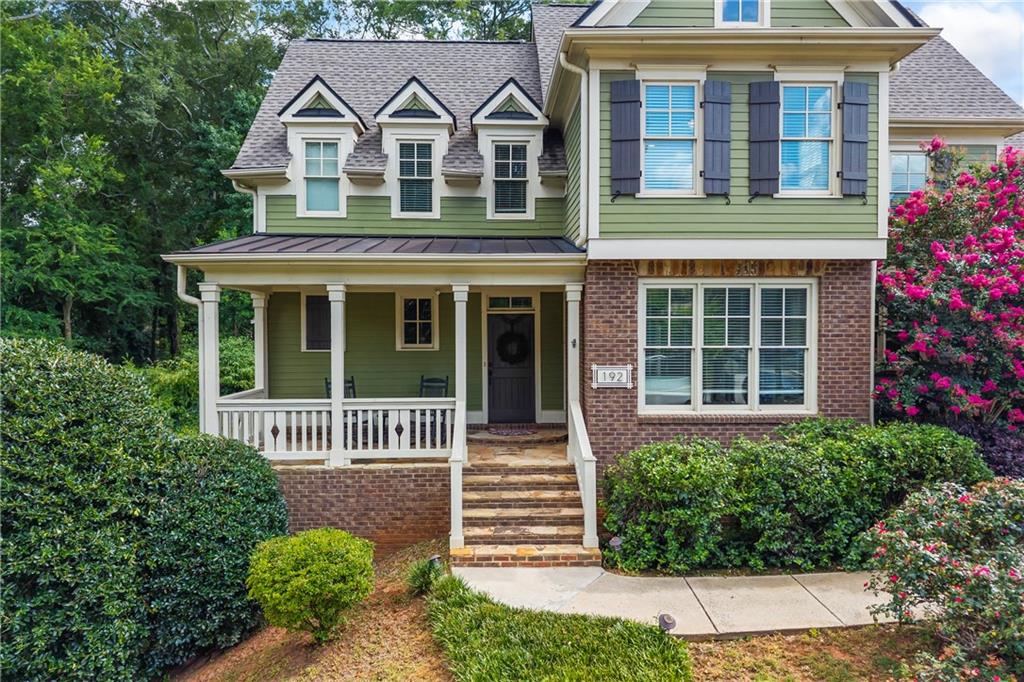 Welcome to 192 Chicopee Drive – Your Private Marietta Oasis Just Steps from the Square! Fall in love with this extraordinary, move-in ready home that combines luxury, location, and lifestyle. Nestled less than one mile from the vibrant heart of downtown Marietta, this stunning residence offers over 4800 square feet of beautifully finished living space—all without the restrictions of an HOA. Step inside to discover an open-concept main level designed for entertaining and comfort. A spacious family room flows effortlessly into a gourmet kitchen with views of your very own backyard retreat that includes a stone fireplace, lavish landscaping, an inground heated salt water pool that sets the scene for unforgettable outdoor gatherings and is your own resort-style private escape. Upstairs you’ll find an oversized primary suite with large primary bath and three additional bedrooms and one full bath that provides space and privacy for family and guests. Downstairs, the fully finished terrace level features a full studio apartment with bedroom space, kitchen, living area, second laundry, storage, and its own walk-out patio area. This home is perfect for multi-generational living, guests, or rental income. The crown jewel of this home is the lush, fully fenced backyard. Professionally landscaped and designed for relaxation, it boasts a inground heated saltwater pool, stone paver patio, covered seating area, lawn space, and even a garden area - a true outdoor sanctuary. New Roof - 2023. New water heater - 2022. Generac whole house generator. Don't miss your chance to own this rare gem where luxury meets convenience in the heart of Marietta. Walk to restaurants, shops, festivals, and more. No worrying about parking at the square, just walk or bike over for all the activities on the Square. This home truly has it all!